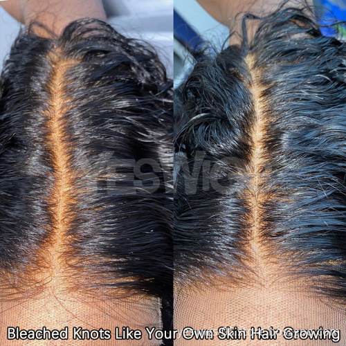 Raw Brazilian Virgin Short Bob Deep Wave Lace Frontal Closure Wigs Human Hair Wigs For Black Women Lace Front wig Human Hair